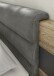 Schlafzimmer-Set >LINEA< (2-teilig) Bartex Eiche/Graphit, Schrank 280x215x58, Bett 296x97x210