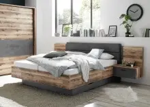 Schlafzimmer-Set >ALICANTE< (2-teilig) Alpine /...