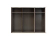 Schlafzimmer-Set >ALICANTE< (2-teilig) Alpine / Beton, Schrank 270x210x60, Bett 305,6x99,5x213,4