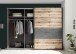 Schlafzimmer-Set >ALICANTE< (2-teilig) Alpine / Beton, Schrank 270x210x60, Bett 305,6x99,5x213,4