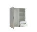 Kleiderschrank >ADELINE< Garderobenschrank, Mehrzweckschrank, weiß - 120x140x38cm (BxHxT)