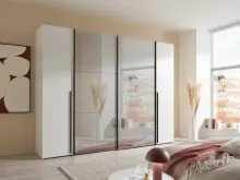 Schlafzimmer-Set >Maturs< (2-teilig) weiss/Graphit...