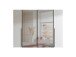 Schlafzimmer-Set >Maturs< (2-teilig) weiss/Graphit - Schrank 267x205x57cm, Bett 305x93x210cm