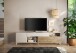 Lowboard >Morena< Soft-close, Cashmere / Eiche Cadiz Nachbildung - 241x67x42 (BxHxT)