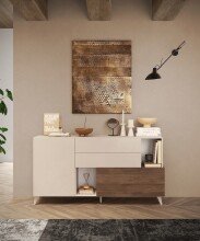 Sideboard >Morena< soft-close, Cashmere / Mercure,...
