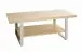 Couchtisch >25799< in eiche Dekor / Metall - 120x45x60cm (BxHxT)