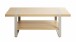 Couchtisch >25799< in eiche Dekor / Metall - 120x45x60cm (BxHxT)
