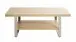 Couchtisch >25799< in eiche Dekor / Metall - 120x45x60cm (BxHxT)