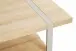 Couchtisch >25799< in eiche Dekor / Metall - 120x45x60cm (BxHxT)