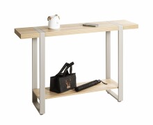 Konsole >37701< in eiche Dekor / Metall - 120x82x30cm (BxHxT)