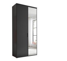 Drehtürenschrank >LOBATO< in Graphit -...