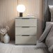 Nachtkommode >SMILLA 2< in Kaschmir - 46x61x42cm (BxHxT)