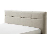 Stauraumbett >Lotte mit BK< Liegefläche 140x200cm, beige, Stellmaß: 161x105x222cm (BxHxT)
