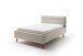 Stauraumbett >Lotte mit BK< Liegefläche 140x200cm, beige, Stellmaß: 161x105x222cm (BxHxT)
