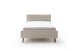 Stauraumbett >Lotte mit BK< Liegefläche 140x200cm, beige, Stellmaß: 161x105x222cm (BxHxT)