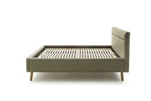 Stauraumbett >Lotte mit BK< Liegefläche 180x200cm, grün, Stellmaß: 201x105x222cm (BxHxT)