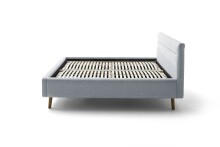 Stauraumbett >Lotte mit BK< Liegefläche 160x200cm, pastellblau, Stellmaß: 181x105x222cm (BxHxT)