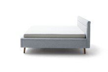 Stauraumbett >Lotte mit BK< Liegefläche 180x200cm, pastellblau, Stellmaß: 201x105x222cm (BxHxT)