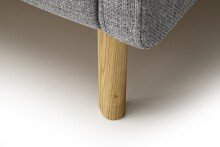 Stauraumbett >Lotte mit BK< Liegefläche 180x200cm, grau, Stellmaß: 201x105x222cm (BxHxT)