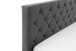 Polsterbett >San Remo mit BK< Liegefläche 180x200cm, anthrazit, Stellmaß: 190x120x215cm (BxHxT)