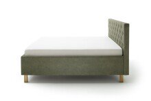 Polsterbett >San Remo mit BK< Liegefläche 160x200cm, grün, Stellmaß: 170x120x215cm (BxHxT)