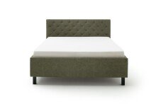 Polsterbett >San Remo mit BK< Liegefläche 160x200cm, grün, Stellmaß: 170x120x215cm (BxHxT)