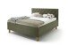 Polsterbett >San Remo mit BK< Liegefläche 180x200cm, grün, Stellmaß: 190x120x215cm (BxHxT)