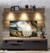 Wohnwand >Lewes< (2-teilig) Artisan Eiche / graphit - 202x148x44 (BxHxT)