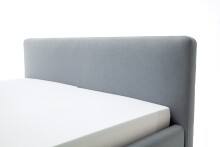 Polsterbett >Mattis< Liegefläche 160x200cm, Aspen eisblau, Stellmaß: 181x105x218cm (BxHxT)