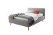 Polsterbett >Mattis< Liegefläche 140x200cm, hellgrau, Stellmaß: 161x105x218cm (BxHxT)