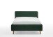 Polsterbett >Mattis< Liegefläche 140x200cm, dunkelgrün, Stellmaß: 161x105x218cm (BxHxT)