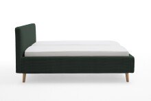 Polsterbett >Mattis< Liegefläche 160x200cm, dunkelgrün, Stellmaß: 181x105x218cm (BxHxT)