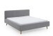 Polsterbett >Mattis< Liegefläche 180x200cm, Hevre grau, Stellmaß: 201x105x218cm (BxHxT)