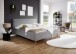 Polsterbett >Mattis< Liegefläche 180x200cm, Hevre grau, Stellmaß: 201x105x218cm (BxHxT)