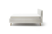 Polsterbett >Mattis< Liegefläche 120x200cm, Hevre Beige, Stellmaß: 141x105x218cm (BxHxT)