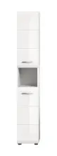 Hochschrank >Ice< in Weiß / Weiß...