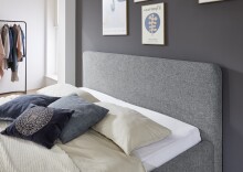 Polsterbett >Mattis< Liegefläche 180x200cm, Hevre Türkis, Stellmaß: 201x105x218cm (BxHxT)