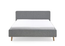 Polsterbett >Mattis< Liegefläche 180x200cm, Hevre Türkis, Stellmaß: 201x105x218cm (BxHxT)