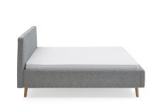 Polsterbett >Mattis< Liegefläche 180x200cm, Hevre Türkis, Stellmaß: 201x105x218cm (BxHxT)