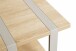Beistelltisch >47777< in eiche / grau - 45x45x45cm (BxHxT)