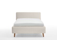 Polsterbett >Mattis< Liegefläche 120x200cm, Nordic Ivory, Stellmaß: 141x105x218cm (BxHxT)