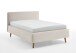 Polsterbett >Mattis< Liegefläche 120x200cm, Nordic Ivory, Stellmaß: 141x105x218cm (BxHxT)