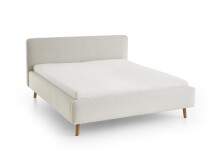 Polsterbett >Mattis< Liegefläche 180x200cm, Nordic Ivory, Stellmaß: 201x105x218cm (BxHxT)