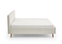 Polsterbett >Mattis< Liegefläche 180x200cm, Nordic Ivory, Stellmaß: 201x105x218cm (BxHxT)