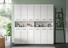 Badezimmer-Set >Ice< in Weiß / Weiß...