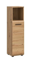 Hochschrank >Ice< in artisan oak - 30x110x30cm (BxHxT)