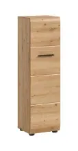 Stauraumschrank >Ice< in artisan oak - 30x106x30cm...