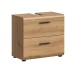 Waschbeckenunterschrank >Ice< in artisan oak - 60x54x60cm (BxHxT)