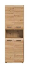 Hochschrank >Ice< in artisan oak - 60x185x30cm (BxHxT)