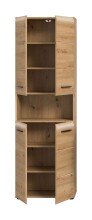 Hochschrank >Ice< in artisan oak - 60x185x30cm (BxHxT)